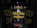 Wide Grip Pull-Ups 💪🔥Gym girl
