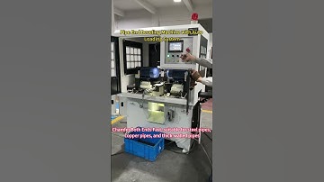 Pipe End Beveling Machine with Auto Loading System#chamferingmachine  #cncmill #machine