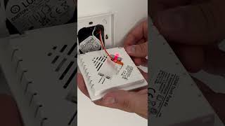 Install of the LOXONE Touch Pure Classic in an apartment block