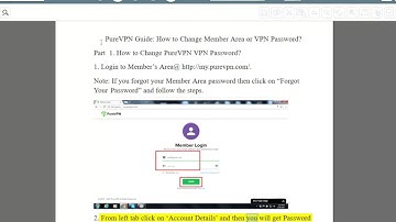 PureVPN Guide: Change Member Area or VPN Password
