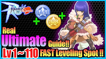 Real Ultimate Leveling Spot!! Fast leveling Guide!! [Ragnarok Mobile Classic]