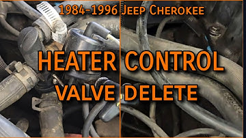 Jeep Cherokee: Heater Control Valve Delete/ Bypass [