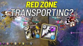 RED ZONE TRANSPORTING | Albion Online | Ganking | MMORPG