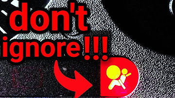 5 reason why your airbag warning light is on