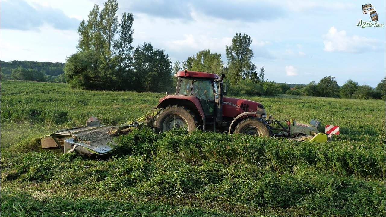 Case IH Cvx 150 & Claas Disco mower