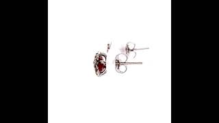 Famous Ruby Earrings 1.07 carats with Diamonds 14KWG I SKU4385 Net Worth