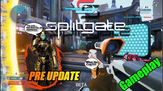 NEW SPLITGATE PRE-UPDATE BETA GAMEPLAY TDM Shotty & Sniper Mode!!!!! (PS4) ( Splitgate Gameplay )
