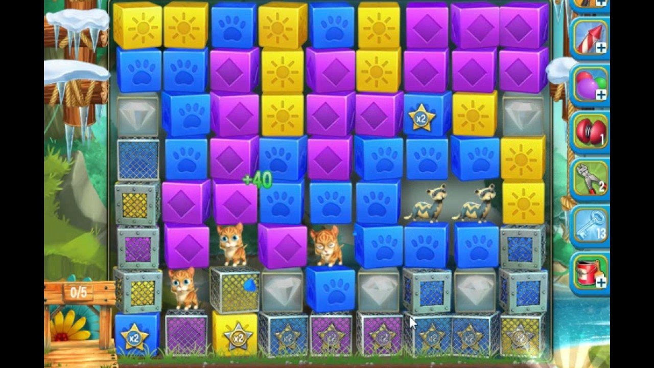 Pet Rescue Saga, Pet Island, 12th May 2017, level 4 😈 ►TOBIAS DEAMON◄