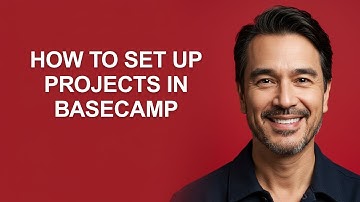 How to Set Up Projects In Basecamp - KevinHowTo