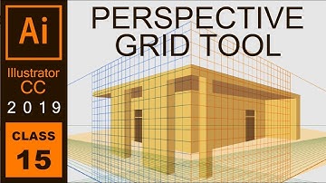 Adobe Illustrator CC 2019 Training Class 15 - Perspective Grid Tool Part 2 - Urdu - Hindi