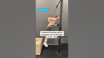 Learn how to dip 
