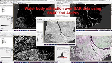 Water body extraction over SAR data using SNAP and ArcPro