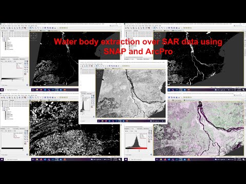 Water body extraction over SAR data using SNAP and ArcPro