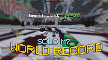 [OLD] WORLD RECORD SOLO M7 [15:43]