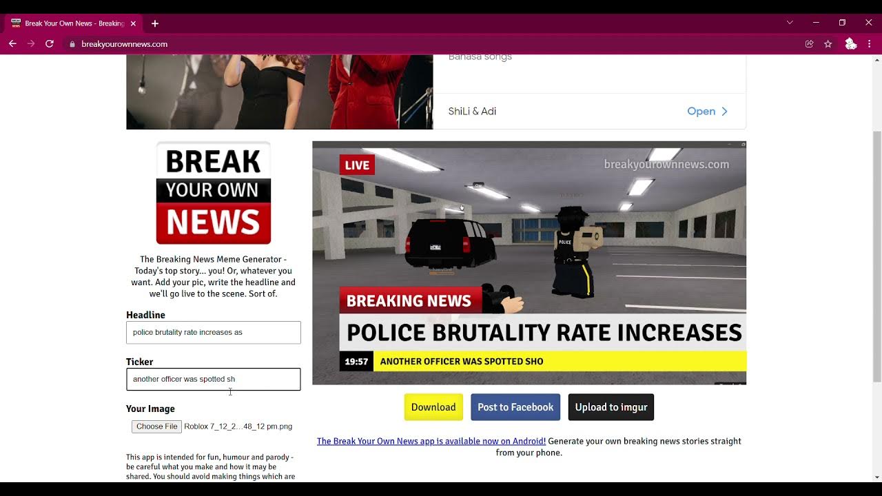 Break Your Own News Tutorial YouTube