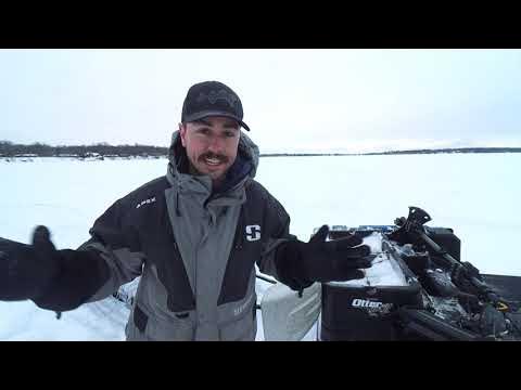 Rod transport for ice fishing 