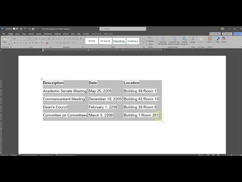 White Highlighting on Text in a Table in Word