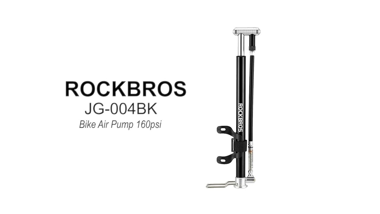 Unboxing & Review Rockbros JG004BK Bike Air Pump 160 PSI