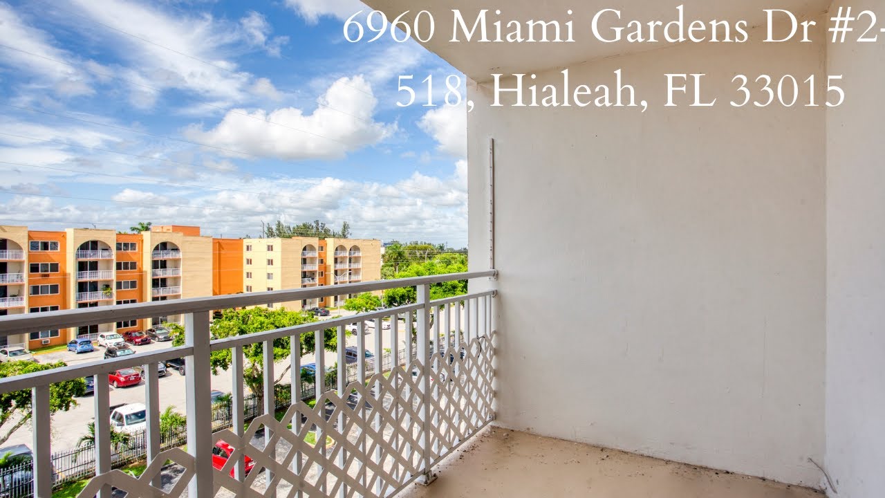 Spacious 1 Bedroom For Sale & Rent 6960 Miami Gardens Dr 2518