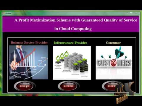 A Profit Maximization Scheme with Guaranteed Quality of Service in Cloud Computing