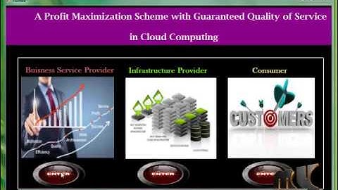 A Profit Maximization Scheme with Guaranteed Quality of Service in Cloud Computing