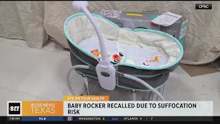 Baby rocker recalled due to suffocation risk