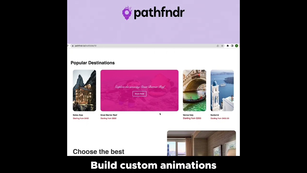 Revolutionize Your Travel Website with Pathfndr's Cutting-Edge Site Builder Tool