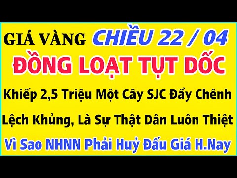 Giá vàng hôm nay 9999 ngày 22/4/2024 