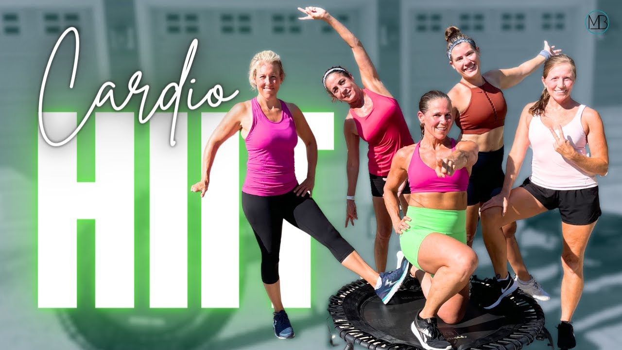 35 MIN Fat Burning HIIT CARDIO Rebounder | at Home Trampoline Workout | Intermediate