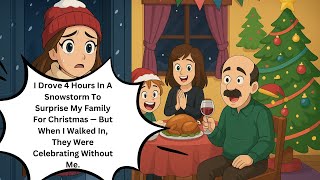 I Drove 4 Hours In A Snowstorm To Surprise My Family For Christmas — But When I Walked In, They...