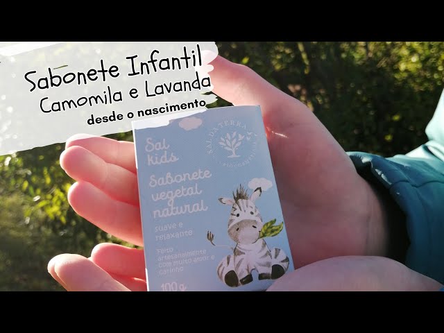 Sabonete Infantil Camomila e Lavanda Sal da Terra Bio