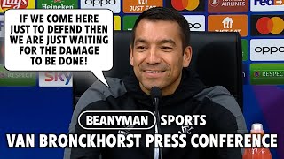 Waiting For The Damage To Be Done If We Just Defend Napoli V Rangers Giovanni Van Bronckhorst