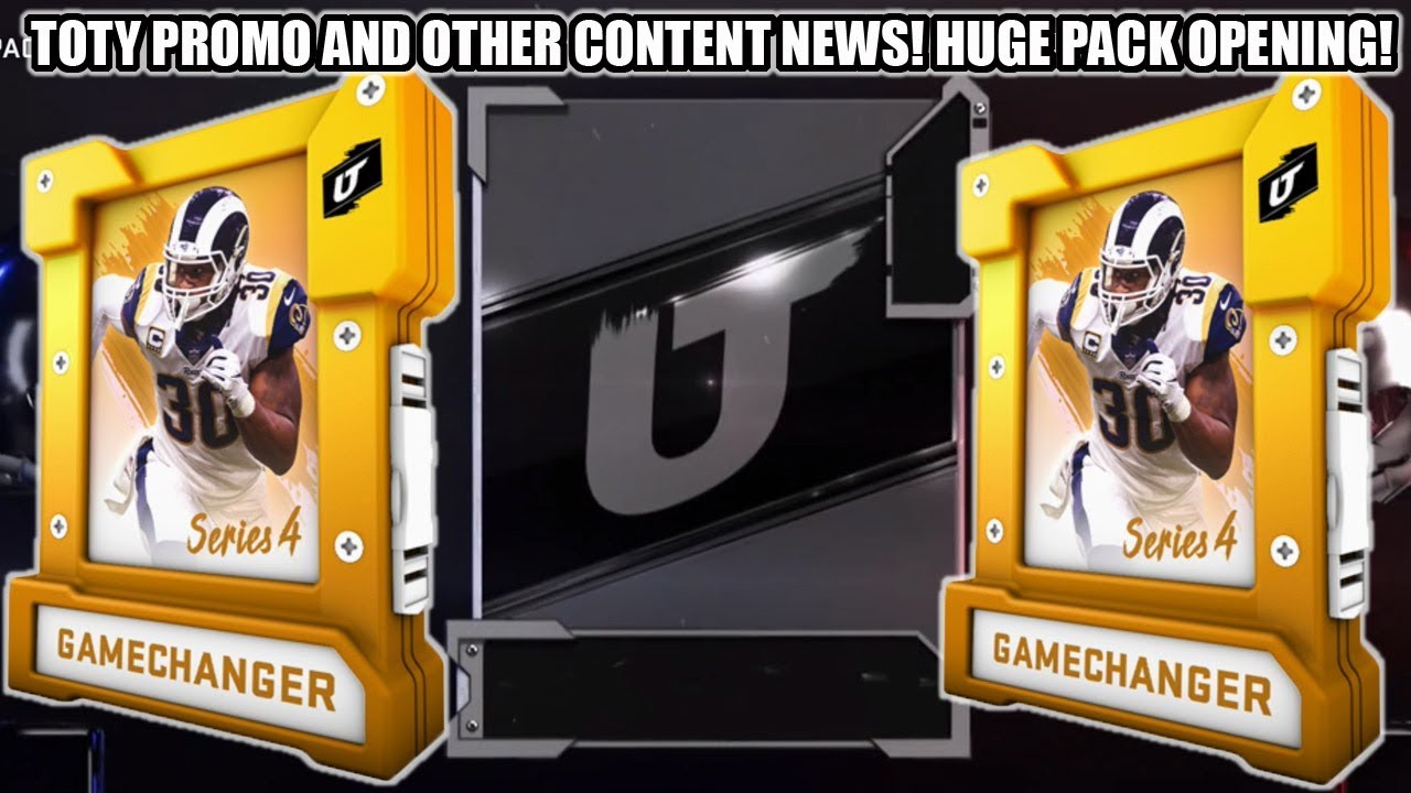 TOTY PROMO AND OTHER CONTENT NEWS! HUGE PACK OPENING! | MADDEN 20 ULTIMATE TEAM