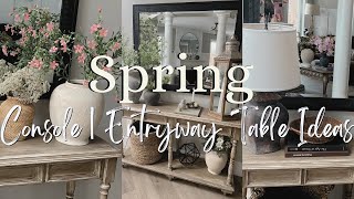 Spring Console Table Ideas || Spring Decorate With Me 2025 | Entryway Styling Ideas | New Decor Wealth