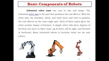 MAMSE ROBOTICS AND MACHINE VISION SYSTEM UNIT 1 INTRODUCTION PART 2