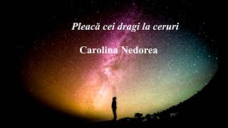 Pleaca cei dragi la ceruri - Carolina Nedorea (Cantari Crestine 2021)