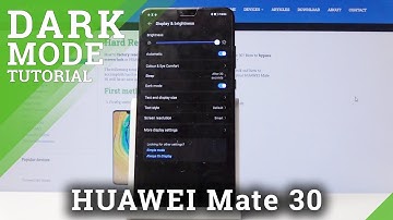 How to Enable Dark Mode in HUAWEI Mate 30 - Invert Colors