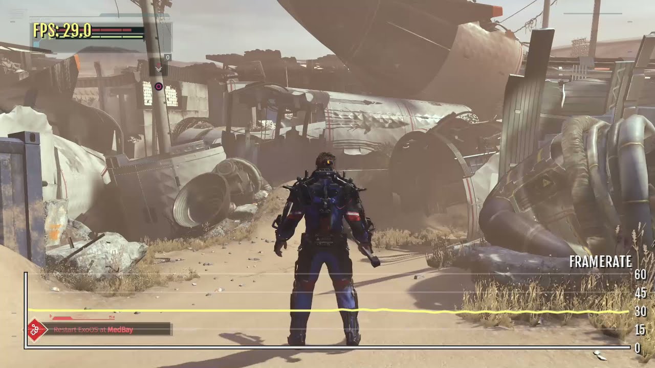 The Surge PS4 Frame Rate Test - PS4 FRAME RATE TEST