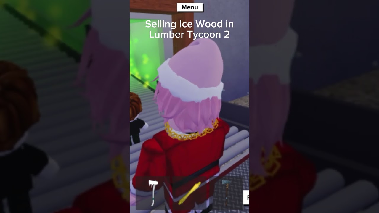 Selling Ice Wood in Lumber Tycoon 2! 