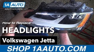 How to Replace Headlights 11-16 Volkswagen Jetta