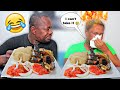 I Added Too Much Pepper in My Wife Food Mukprank | Banku with Fried Fish and Pepper