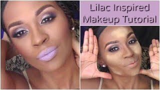 Spring Lilac Inspired Makeup Tutorial + Contour and Highlight