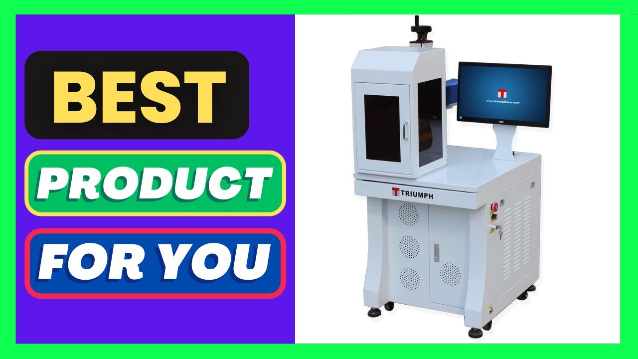 Triumph 50w Fiber Laser Marking deep Engraving Machine Metal polymers