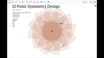 03   12 Point Symmetry Design in GeoGebra