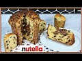 Cómo hacer PANETTONE o PAN DULCE de chips de chocolate relleno de NUTELLA