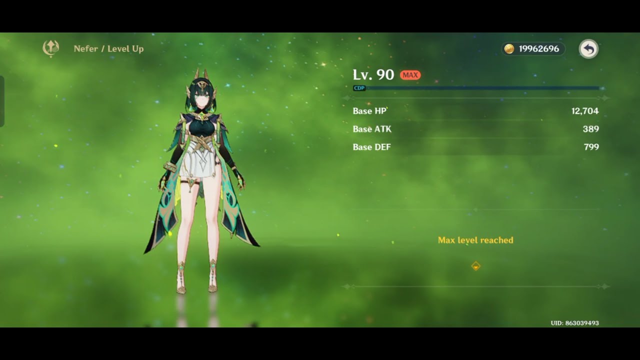 Genshin Impact: Song of the Welkin Moon - Leveling Up Nefer