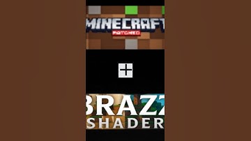MC PATCH + BRAZZ SHADERS☠️ #minecraft #shaders #gaming #edit #shorts