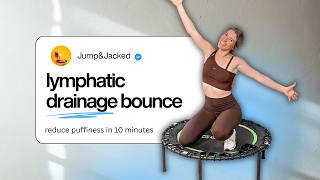 10 Min Rebounder Workout for Lymphatic Drainage | Fun Bounce to Activate Your Lymphatic System