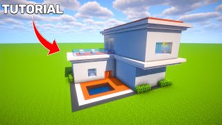 Minecraft Small Modern House Tutorial 🏡