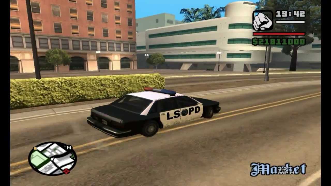 Gta san andreas Police mod - YouTube